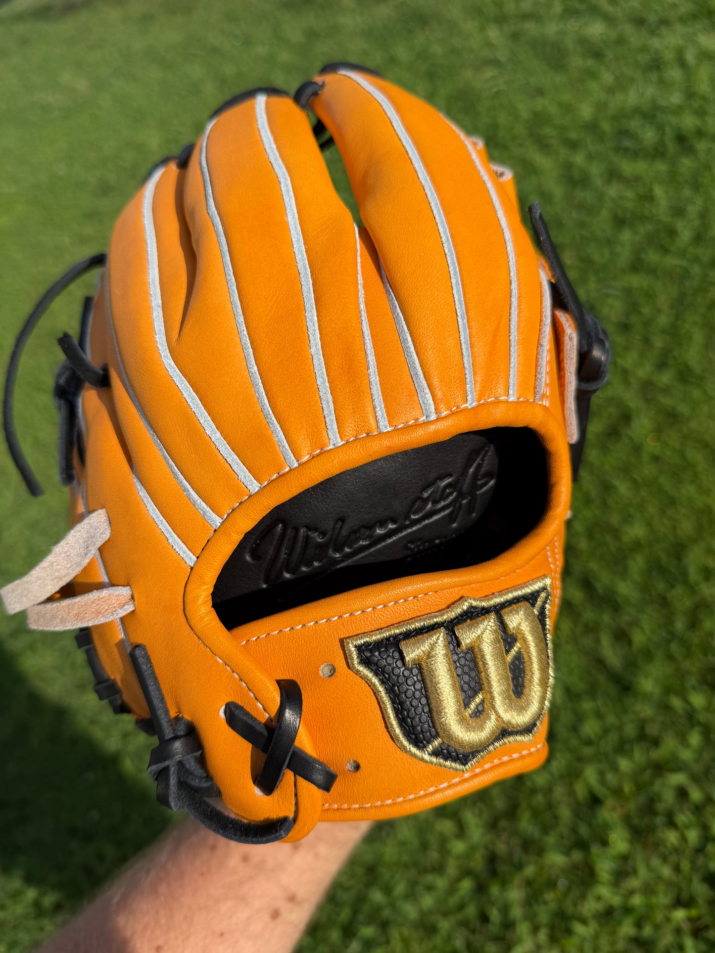 Wilson Staff Teddy D5 Orange w/ Black Lacing